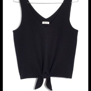 Madewell texture and thread tie front top